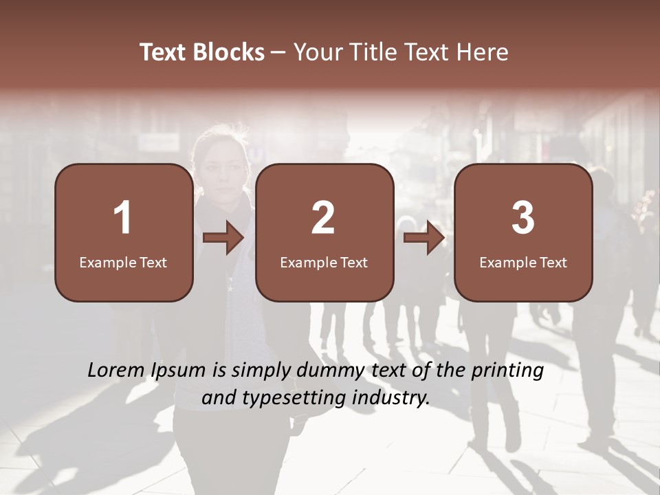 Cool Looking Street PowerPoint Template