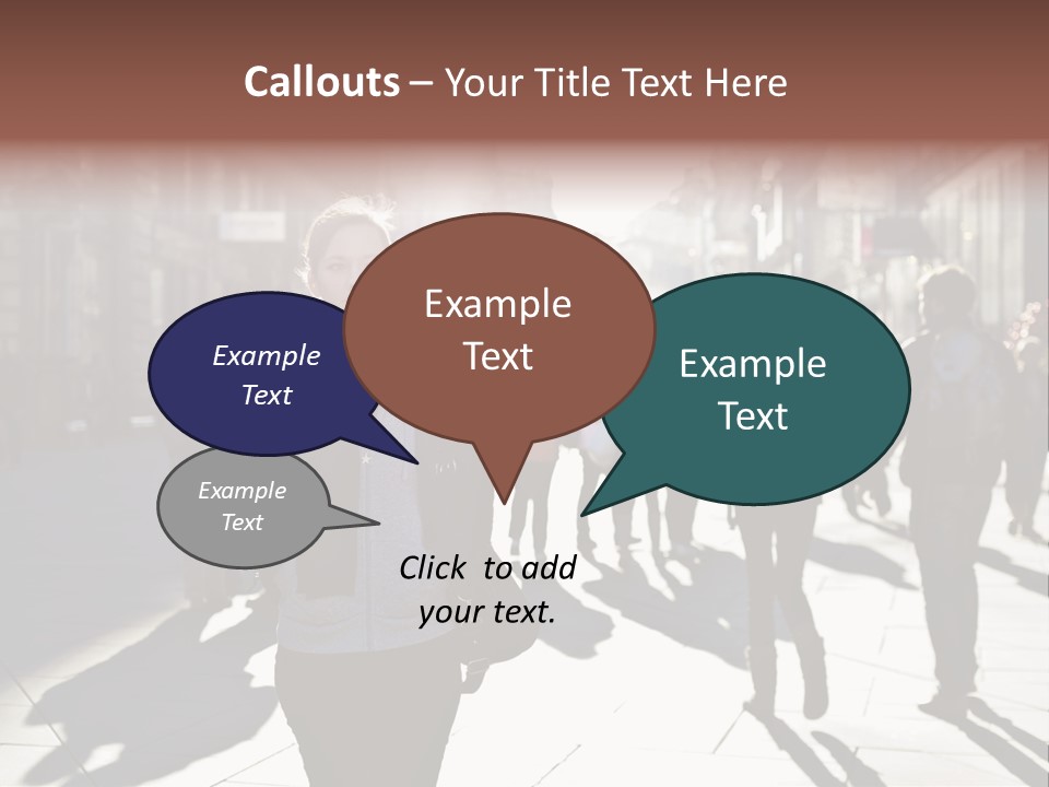 Cool Looking Street PowerPoint Template
