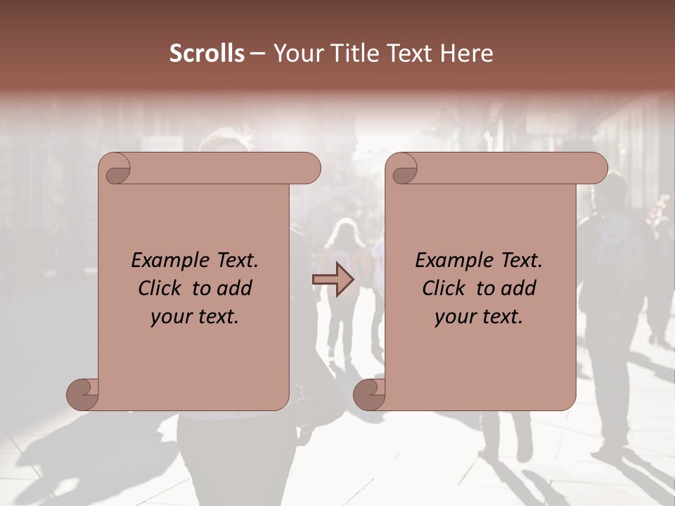 Cool Looking Street PowerPoint Template