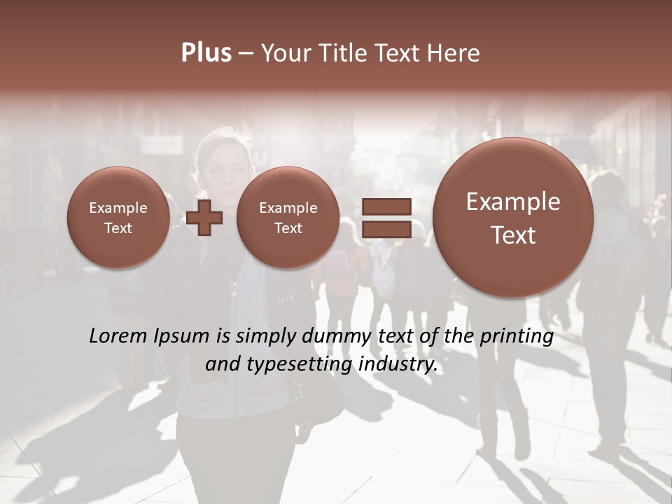 Cool Looking Street PowerPoint Template