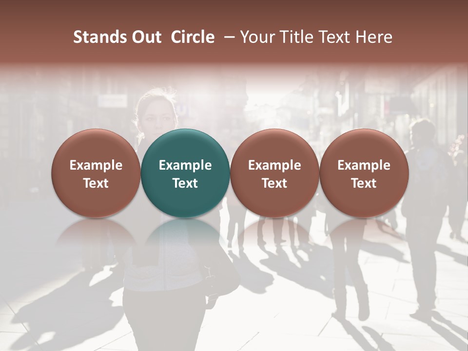 Cool Looking Street PowerPoint Template