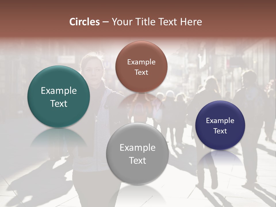 Cool Looking Street PowerPoint Template