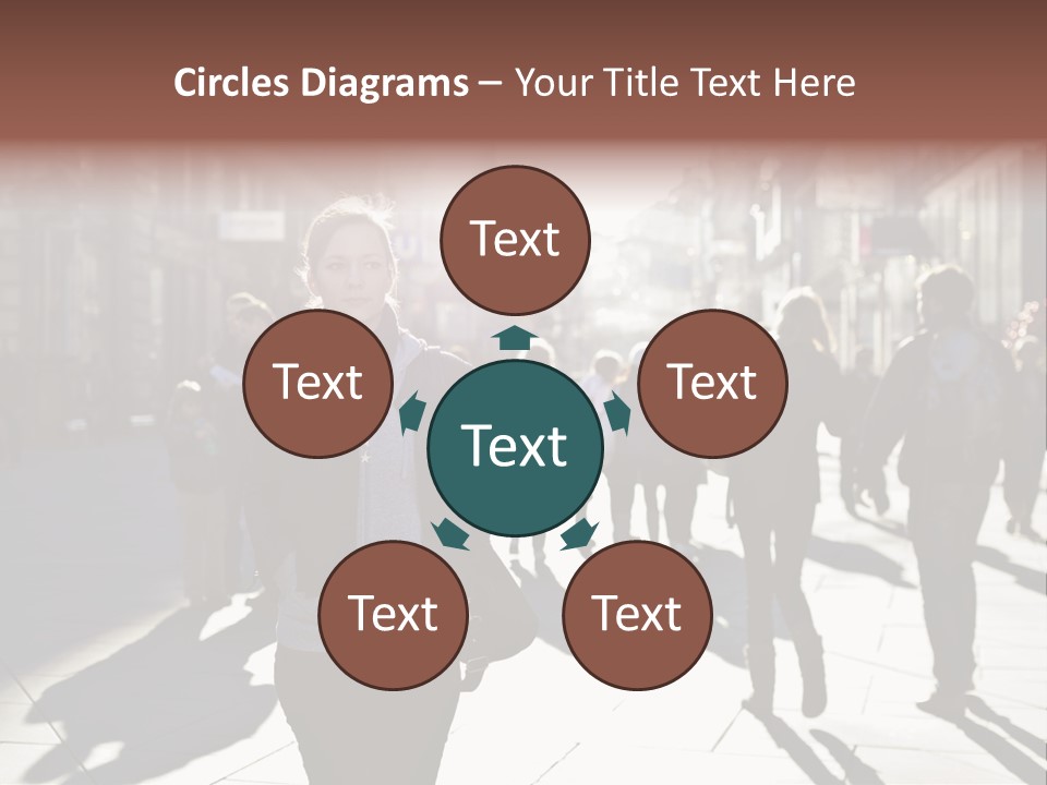 Cool Looking Street PowerPoint Template