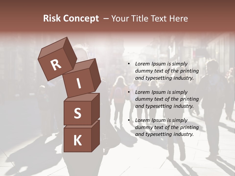 Cool Looking Street PowerPoint Template