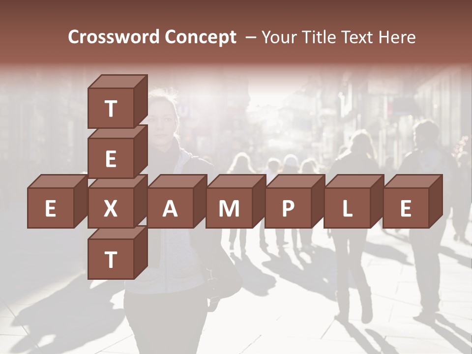 Cool Looking Street PowerPoint Template