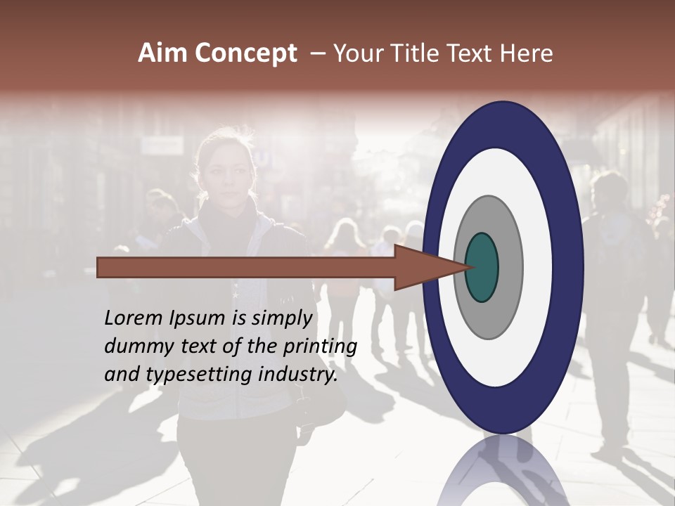 Cool Looking Street PowerPoint Template