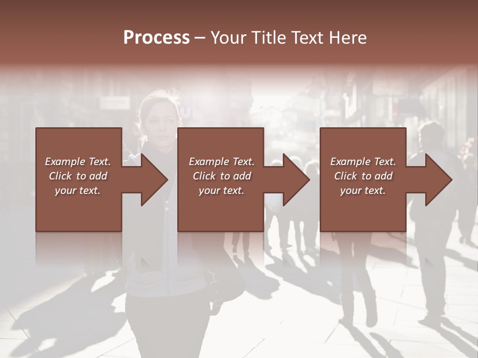 Cool Looking Street PowerPoint Template