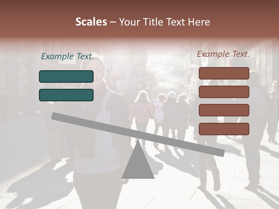 Cool Looking Street PowerPoint Template