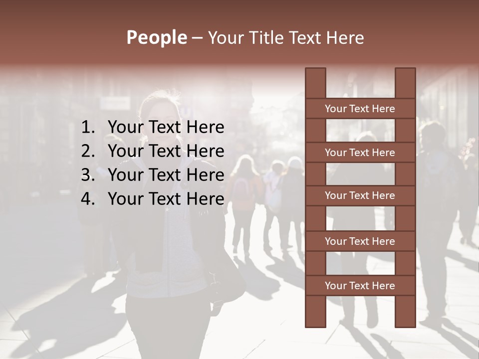 Cool Looking Street PowerPoint Template