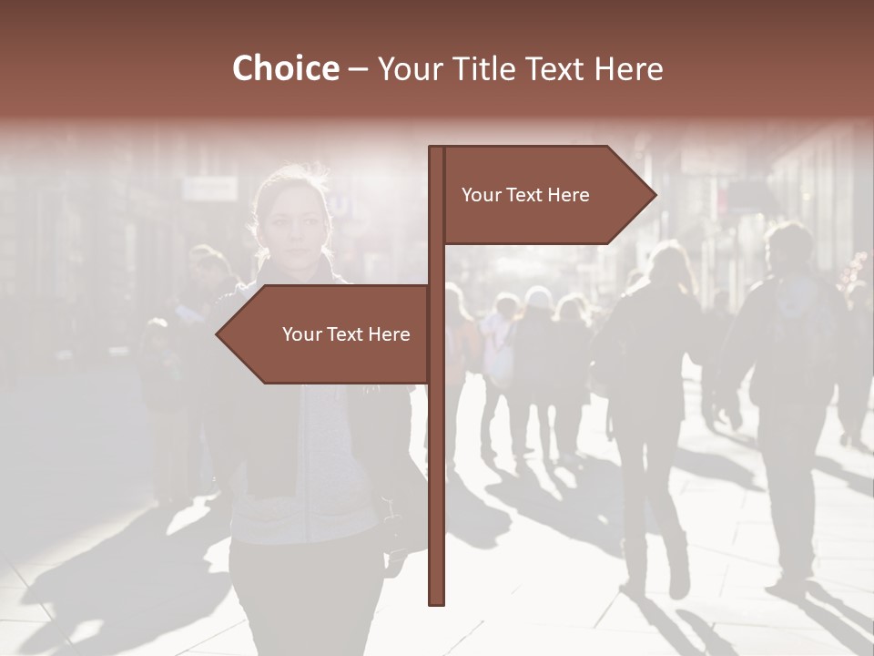 Cool Looking Street PowerPoint Template