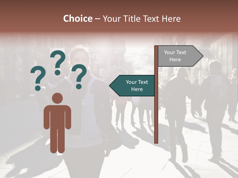 Cool Looking Street PowerPoint Template