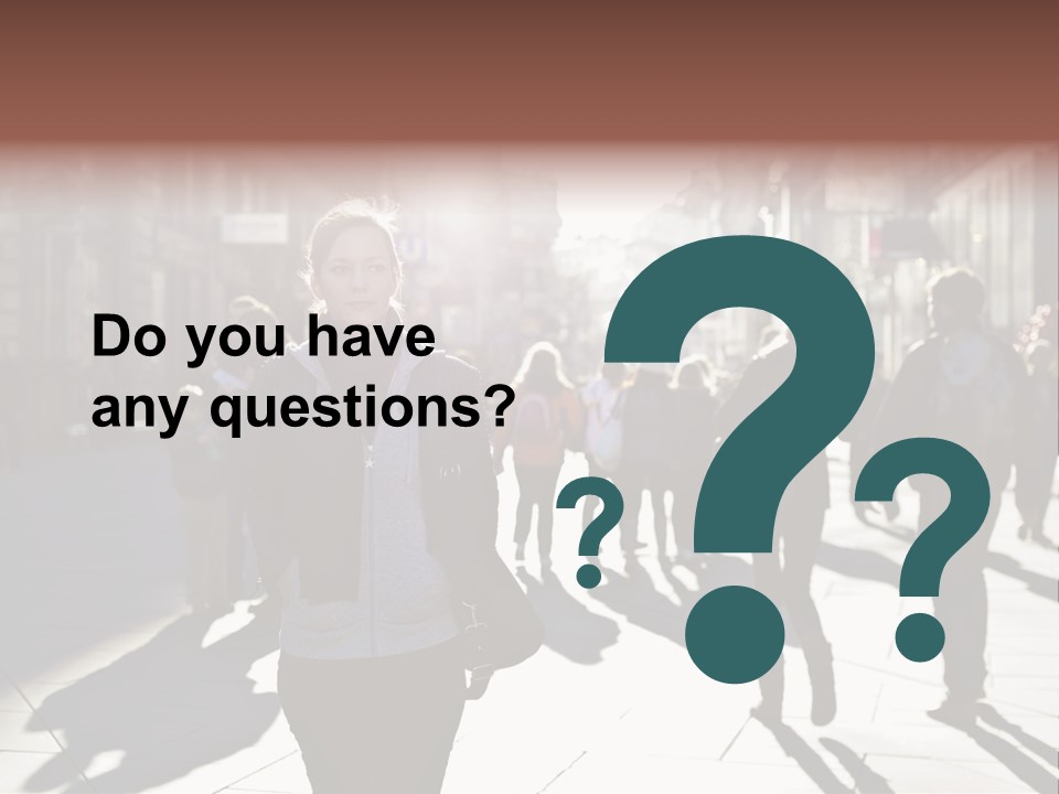 Cool Looking Street PowerPoint Template