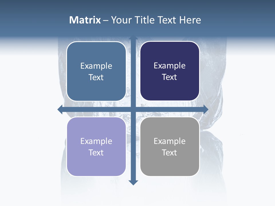 Blue Reflex Molten PowerPoint Template