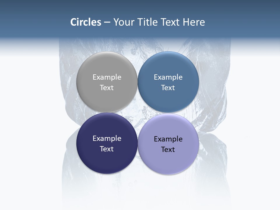 Blue Reflex Molten PowerPoint Template