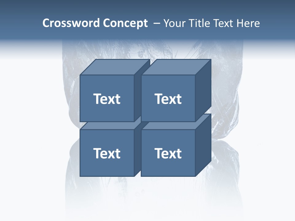 Blue Reflex Molten PowerPoint Template