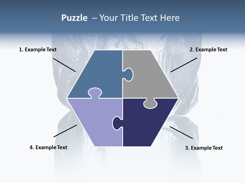 Blue Reflex Molten PowerPoint Template