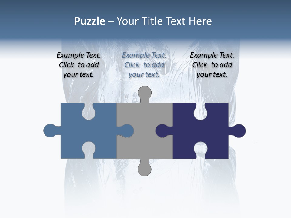 Blue Reflex Molten PowerPoint Template