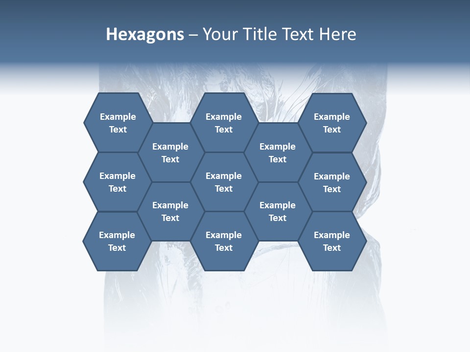 Blue Reflex Molten PowerPoint Template