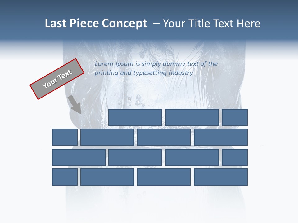 Blue Reflex Molten PowerPoint Template