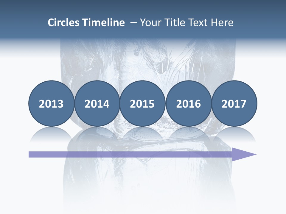 Blue Reflex Molten PowerPoint Template