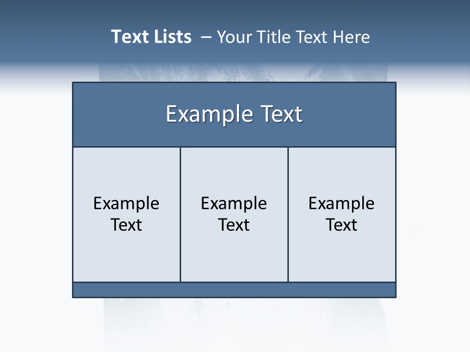 Blue Reflex Molten PowerPoint Template