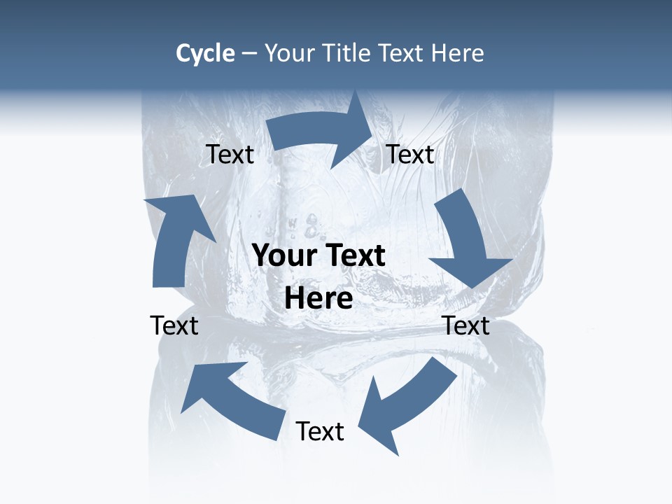 Blue Reflex Molten PowerPoint Template