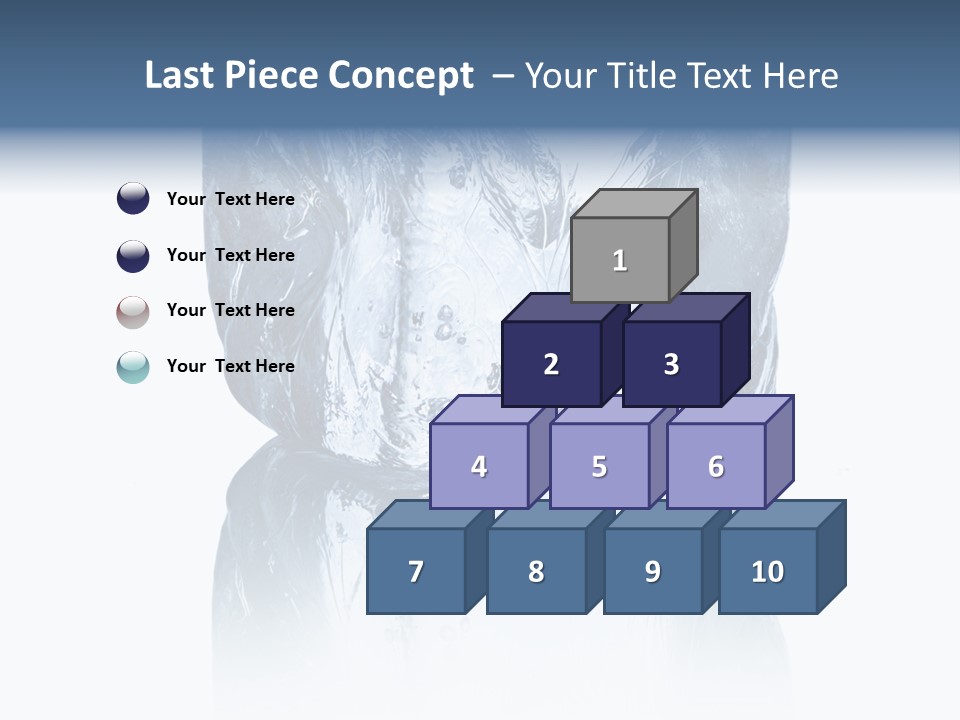 Blue Reflex Molten PowerPoint Template