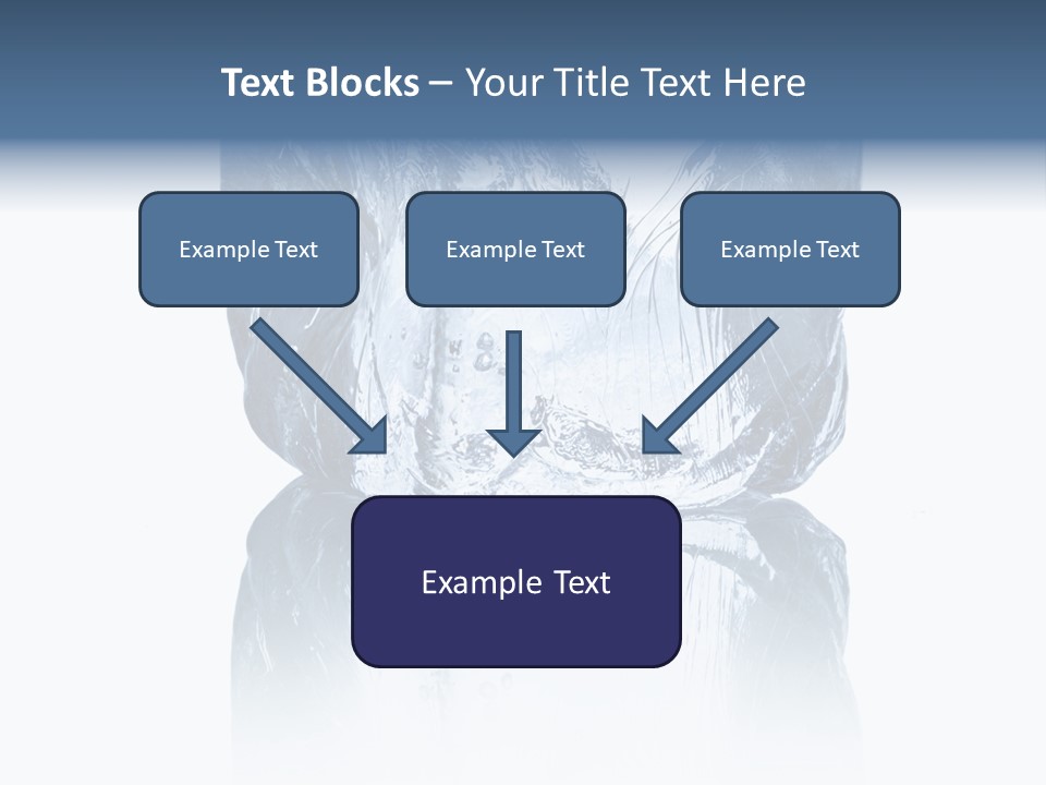 Blue Reflex Molten PowerPoint Template