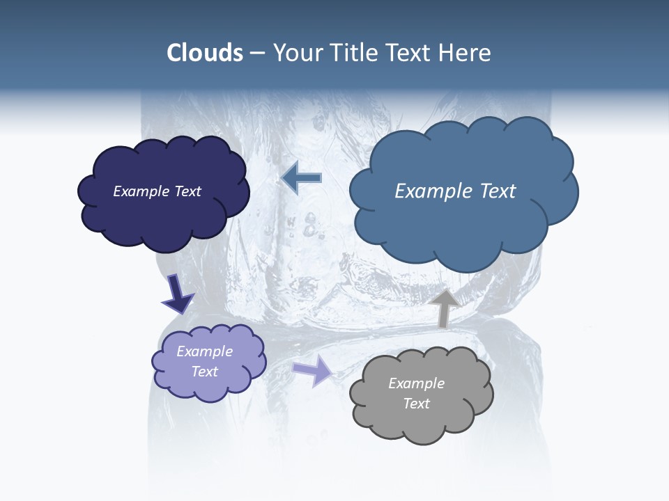 Blue Reflex Molten PowerPoint Template