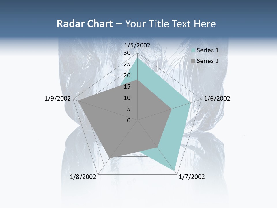 Blue Reflex Molten PowerPoint Template