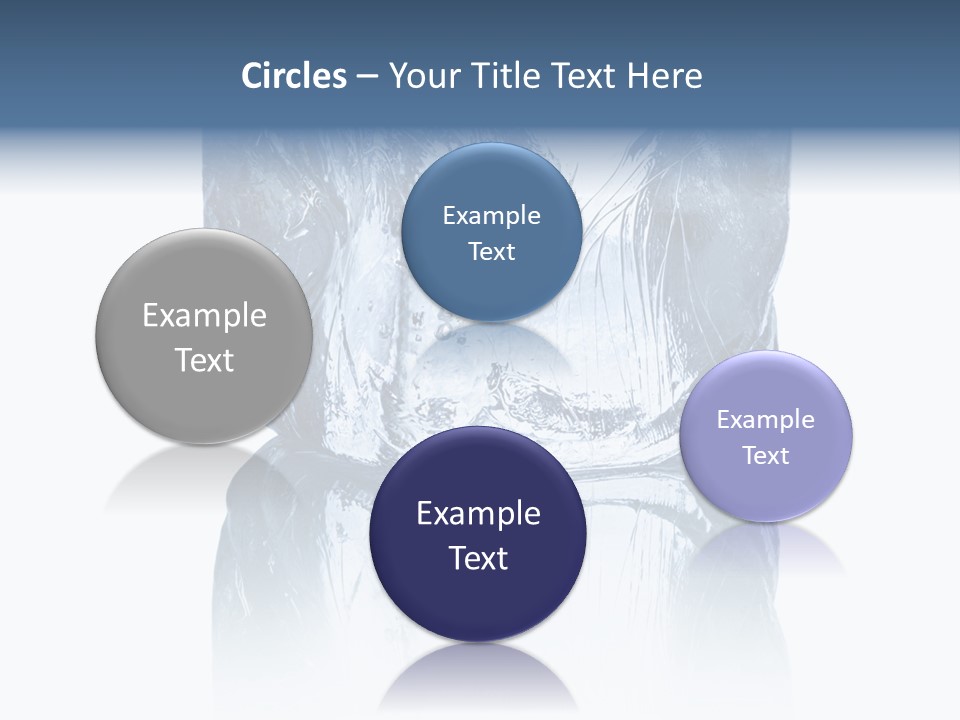 Blue Reflex Molten PowerPoint Template