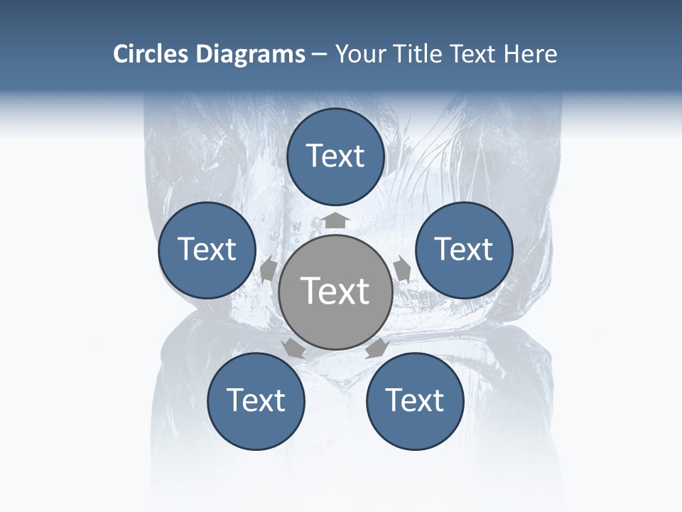 Blue Reflex Molten PowerPoint Template