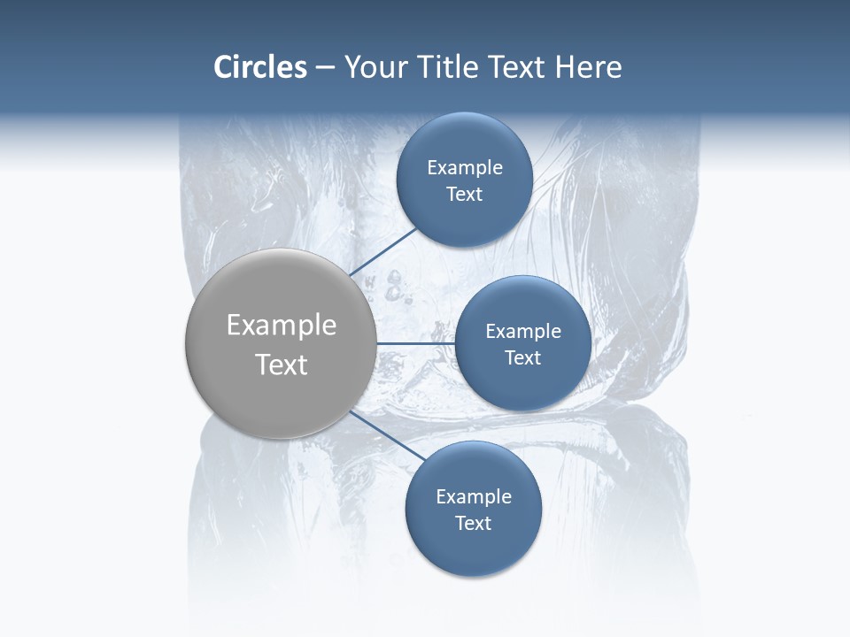 Blue Reflex Molten PowerPoint Template