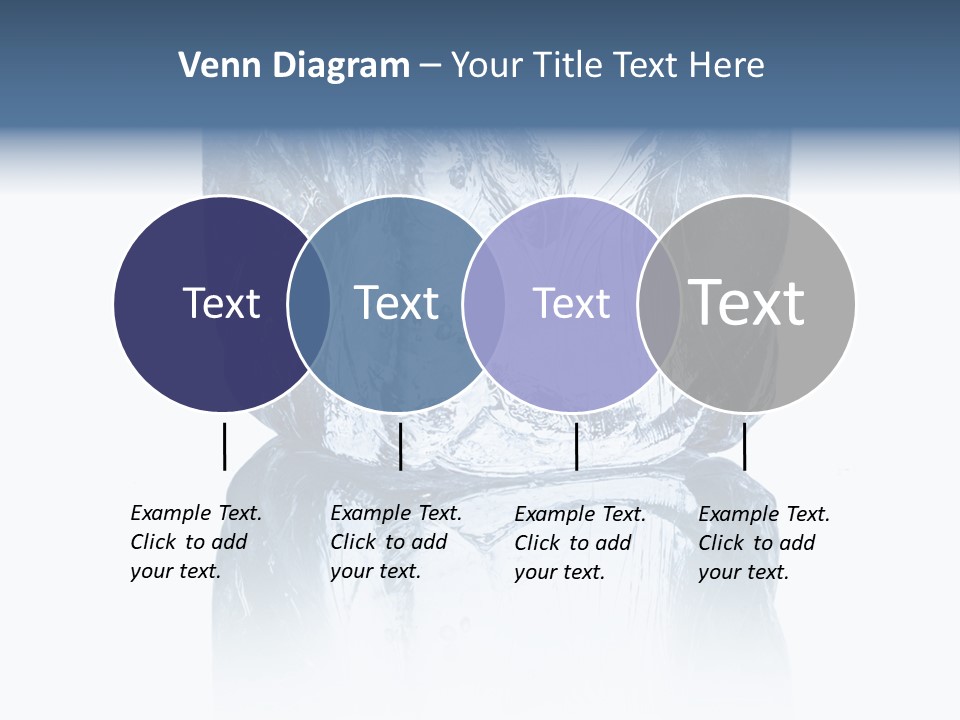 Blue Reflex Molten PowerPoint Template