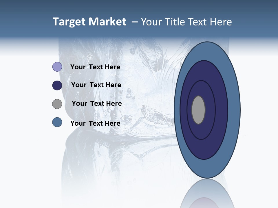 Blue Reflex Molten PowerPoint Template
