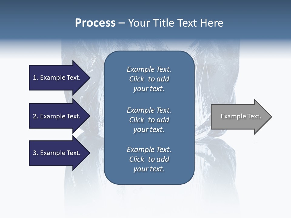 Blue Reflex Molten PowerPoint Template