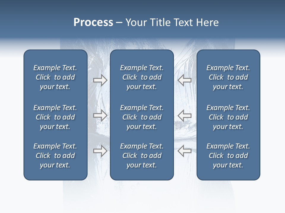 Blue Reflex Molten PowerPoint Template
