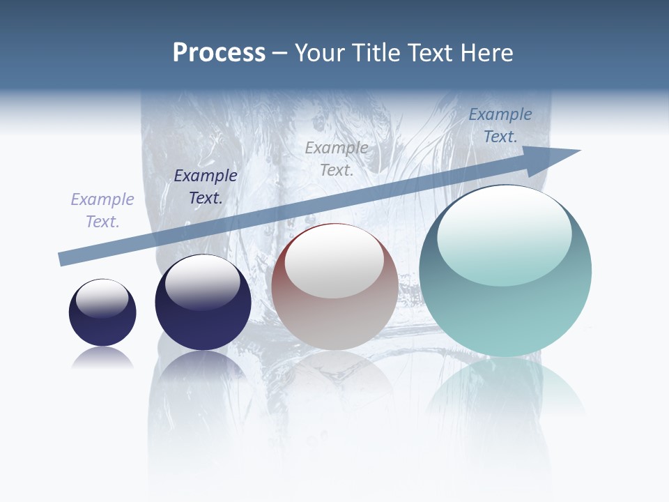 Blue Reflex Molten PowerPoint Template