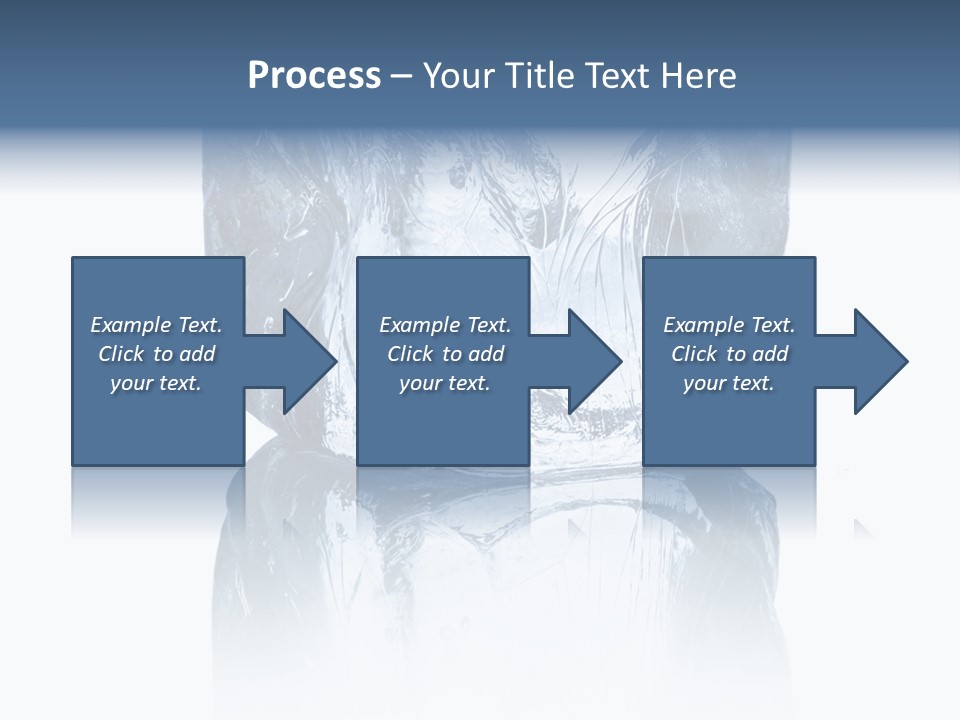 Blue Reflex Molten PowerPoint Template