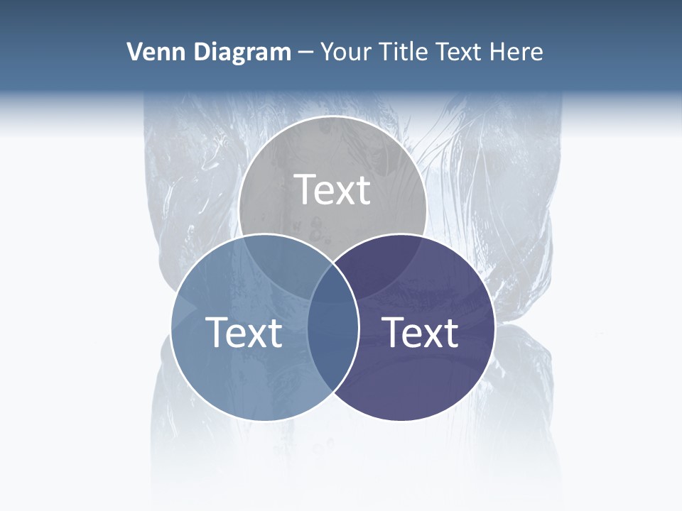 Blue Reflex Molten PowerPoint Template