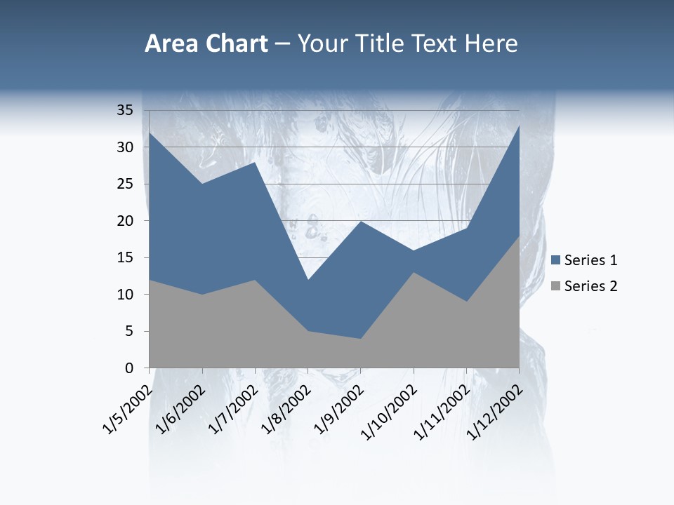 Blue Reflex Molten PowerPoint Template