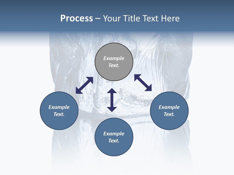 Blue Reflex Molten PowerPoint Template