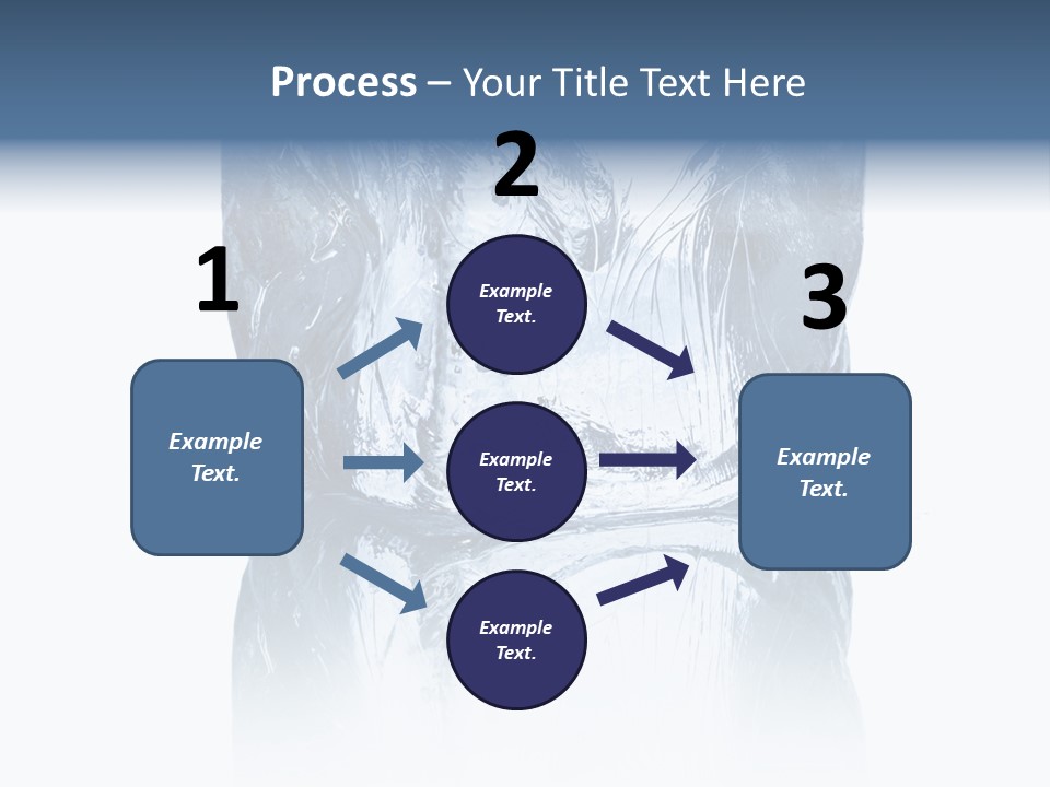 Blue Reflex Molten PowerPoint Template