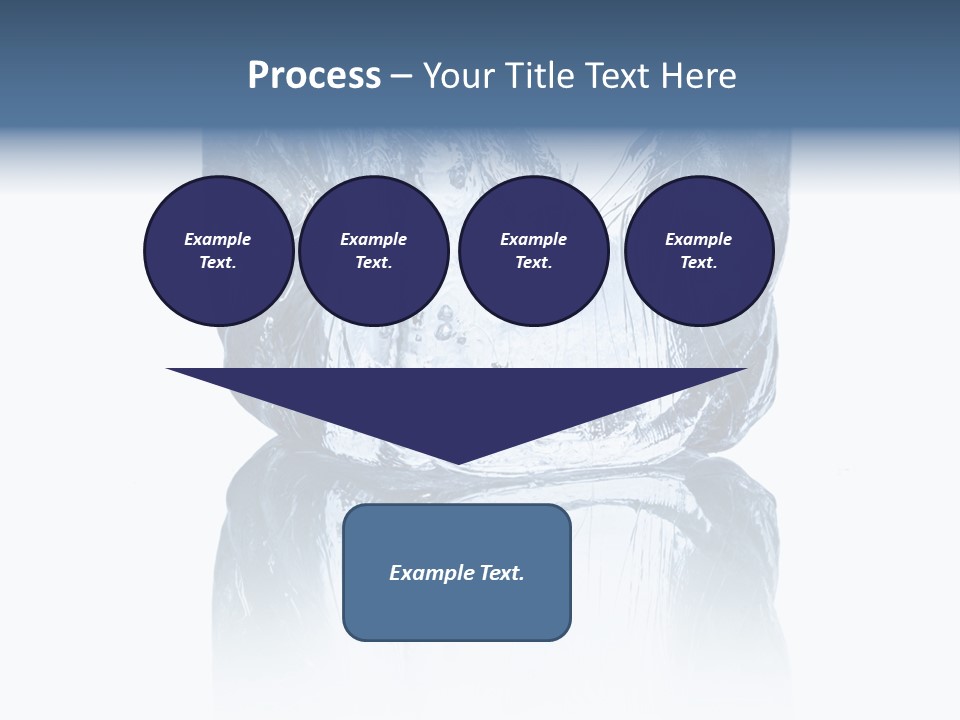 Blue Reflex Molten PowerPoint Template