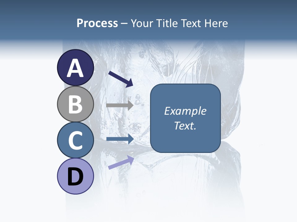 Blue Reflex Molten PowerPoint Template