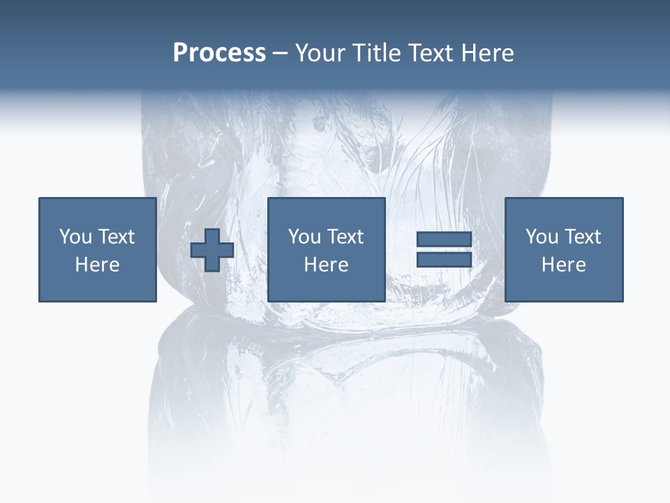 Blue Reflex Molten PowerPoint Template