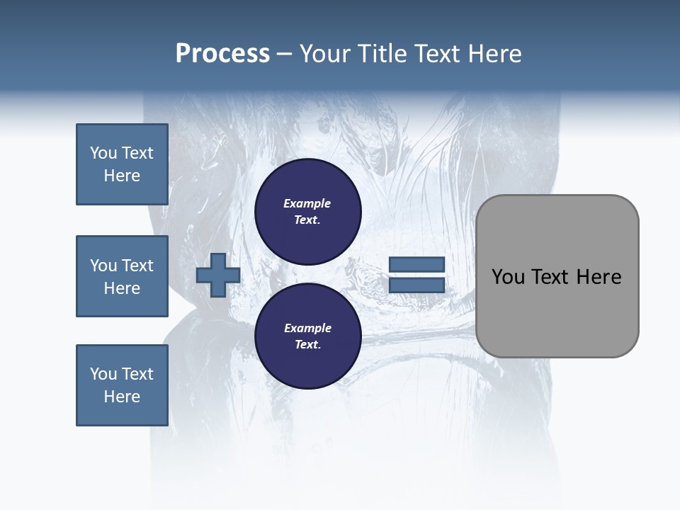 Blue Reflex Molten PowerPoint Template