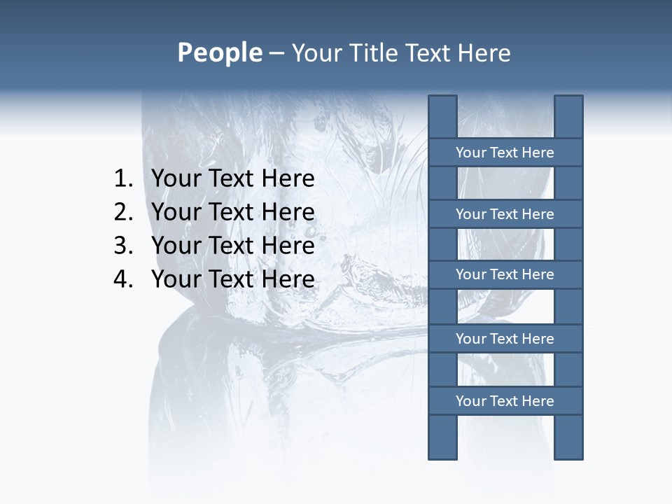 Blue Reflex Molten PowerPoint Template