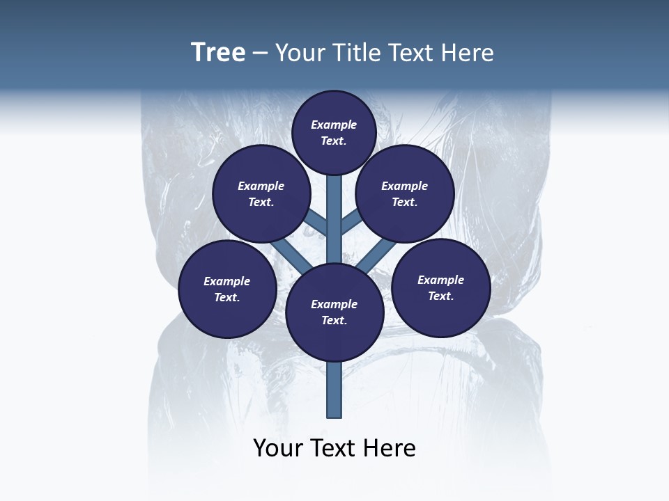 Blue Reflex Molten PowerPoint Template