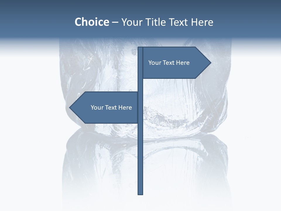 Blue Reflex Molten PowerPoint Template